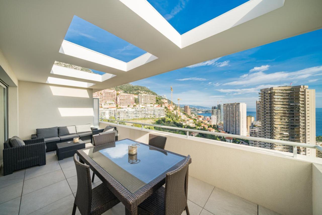 5Mn Monaco - Terrasse Vue Mer - Parking - Be Beausoleil Exterior foto