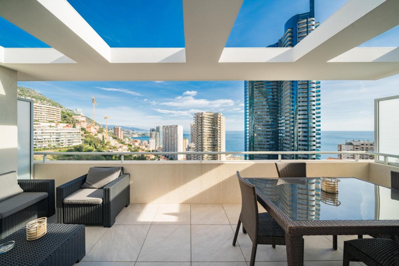 5Mn Monaco - Terrasse Vue Mer - Parking - Be Beausoleil Exterior foto